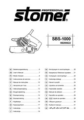 Stomer Professional SBS-1000 Instrucciones De Servicio