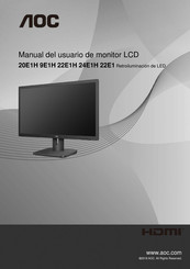 AOC 22E1 Manual Del Usuario