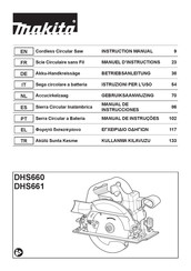 Makita DHS661ZJU Manual De Instrucciones