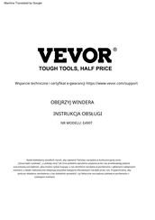 VEVOR E490T Manual Del Usuario