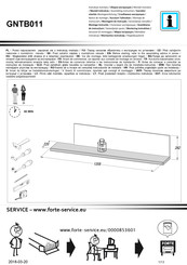 Forte GNTB011 Instrucciones De Montaje