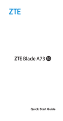 Zte Blade A73 5G Guia De Inicio Rapido