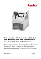 Julabo Peltier TE400 Manual Del Operacion