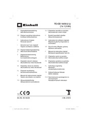 EINHELL TC-CD 18/35-2 Li Manual De Instrucciones Original