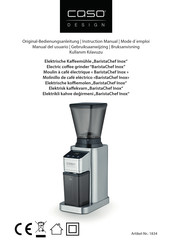 CASO DESIGN BaristaChef Inox Manual Del Usuario