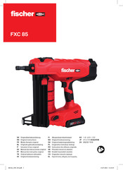 FISCHER FXC 85 Manual De Instrucciones Original