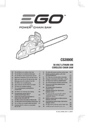 Ego Power+ CS2000E Manual