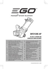 Ego Power+ SNT2120E-AP Manual