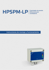 Sentera Controls HPSPM-LP Instrucciones De Montaje Y Funcionamento