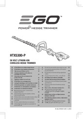Ego Power+ HTX5300-P Manual