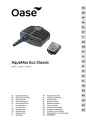 Oase AquaMax Eco Classic Serie Instrucciones De Uso