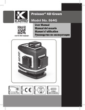 Kapro Prolaser 864G Manual Del Usuario