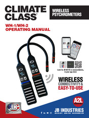 JB INDUSTRIES CLIMATE GLASS WH-2 Manual De Instrucciones