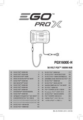 EGO PRO X PGX1600E-H Manual