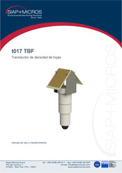 SIAP+MICROS t017 TBF Manual De Uso Y Mantenimiento