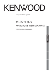 JVC KENWOOD M-925DAB Serie Manual De Instrucciones