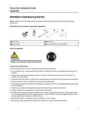 Lenovo 600mm Ball Bearing Rail Kit Guia De Instalacion