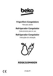 Beko RDSA310M40GN Instrucciones Para El Uso