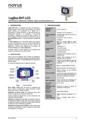 Novus LogBox-RHT-LCD Manual De Instrucciones