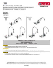 Delta Commercial 27C4974 Instalación