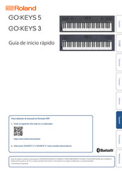 Roland GO:KEYS 3 Guia De Inicio Rapido