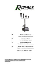 Ribimex 516836 Manual De Instrucciones Y Mantenimiento