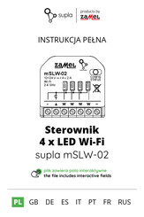 Zamel Supla mSLW-02 Manual De Instrucciones