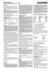 EUCHNER 099126 Manual De Instrucciones