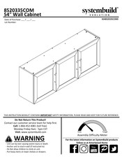 Systembuild Evolution 8520335COM Instrucciones De Montaje