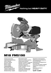 Milwaukee FMS190 Manual Original