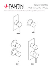 Fantini Rubinetti NOSTROMO E863 Instrucciones De Instalación
