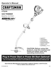 Craftsman INCREDI-PULL 316.791841 Manual Del Operador