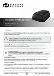 Panorama Antennas LG5AM4-7-42 Instrucciones De Instalación