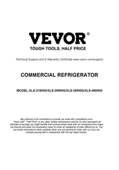 VEVOR XLS-450WG Manual Del Usuario