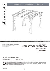 LF allen + roth TPPER2401A Instrucciones De Montaje