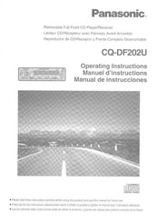 Panasonic CQ-DF202U Manual De Instrucciones