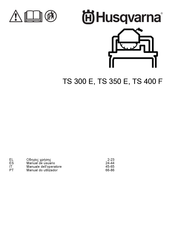 Husqvarna TS 350 E Manual De Usuario