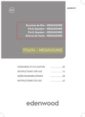 Edenwood Megasound 974694 Instrucciones De Uso