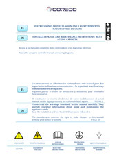 Coreco DA-1002 Instrucciones De Instalación, Uso Y Mantenimiento