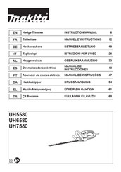Makita UH5580 Manual De Instrucciones