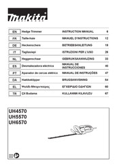 Makita UH4570 Manual De Instrucciones