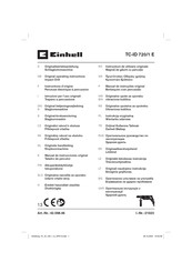 EINHELL 42.598.46 Manual De Instrucciones Original