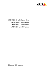 Axis Communications Q180-LE Serie Manual Del Usuario