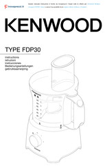 Kenwood Multipro Compact FDP301SI Instrucciones