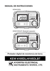 Kyoritsu Electrical Instruments Works KEW4105DLBT Manual De Instrucciones