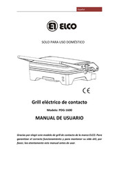 elco PDG-1600 Manual De Usuario