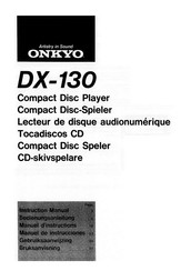 Onkyo DX-130 Manual De Instrucciones