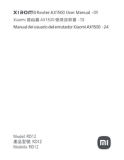 Xiaomi RD12 Manual Del Usuario