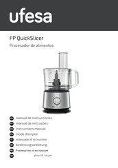 UFESA QuickSlicer Manual De Instrucciones