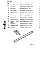 Mafell F 80-LR Instrucciones Breves